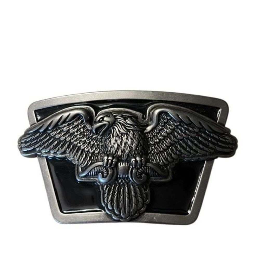 SILVER EAGLE BELT BUCKLE